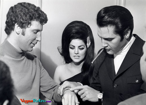 Elvis Presley, Priscilla & Tom Jones  