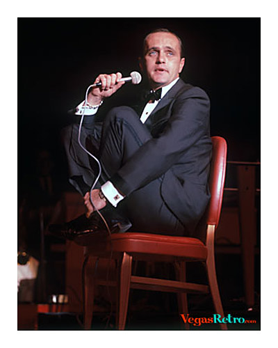 Photo of  Bob Newhart live on stage in Las Vegas