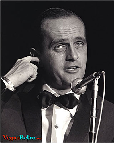 Photo of Bob Newhart on stage in Las Vegas