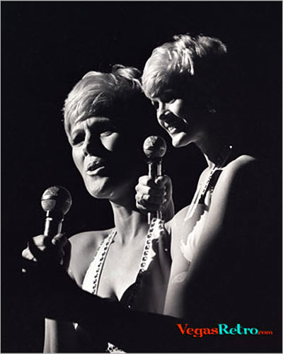 Image of Connie Stevens on stage in Las Vegas in 1968