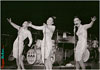 Image of the Kim Sisters on stage at the Desert Inn Hotel Las Vegas