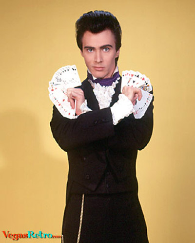 Photo of a young Lance Burton, Las Vegas magician