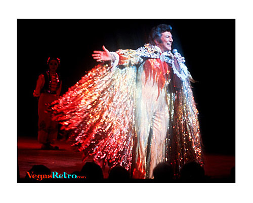 Liberace live on stage in Las Vegas