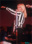 Photo of Nancy Sinatra rehearsing on stage in Las Vegas 1968