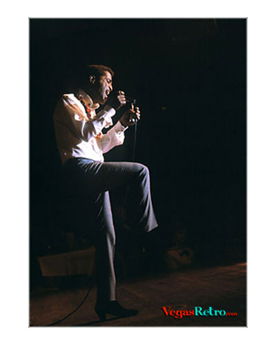 Sammy Davis Jr on stage in Las Vegas 1969