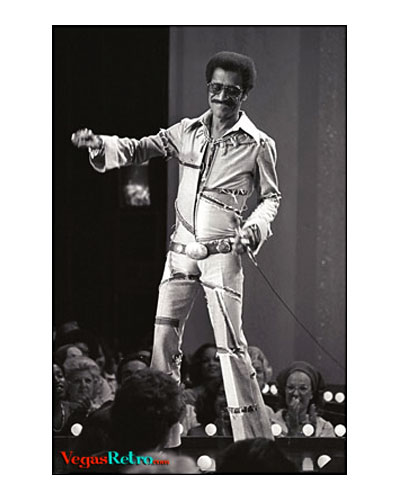 Sammy Davis Jr at Caesars Palace 1975