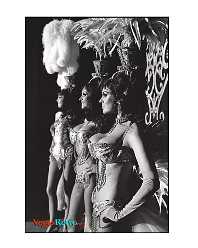 Photo of Folies Bergere Showgirls from the Tropicana Hotel in Las Vegas