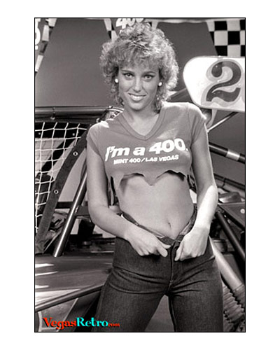 Photo of Mint 400 Girl Tracy Morrison in 1983