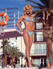 Cheesecake Photo of Tropicana Showgirl by the pool, circa 1968