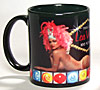 Las Vegas Showgirl ceramic mug
