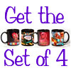 Vegas Retro Ceramic Mug Set