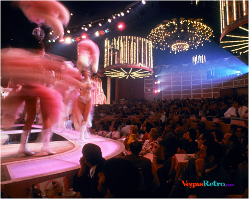Image of the Folies Bergere in Las Vegas with audience showing