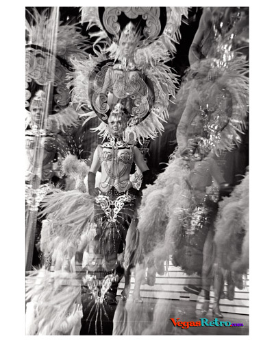 Photo of Folies Bergere Showgirls from the Tropicana Hotel in Las Vegas