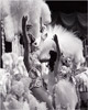Black & white Image of Showgirls from the Tropicana Hotel in Las Vegas