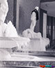 Frozen waterfall at Caesars Palace in 1969
