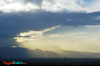 Photo of storm clouds over Las Vegas, circa 1976