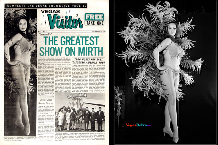 Photo of Bettina Brenna on the Vegas Visitor Cover