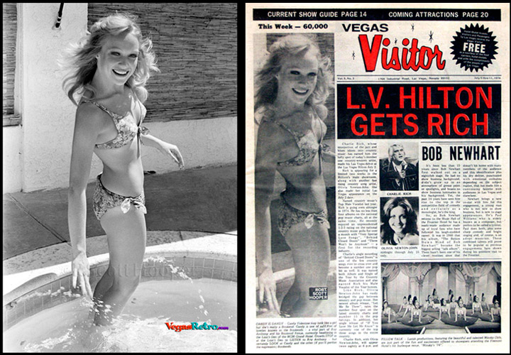 Photo of Candy Valentine on the Vegas Visitor Cover