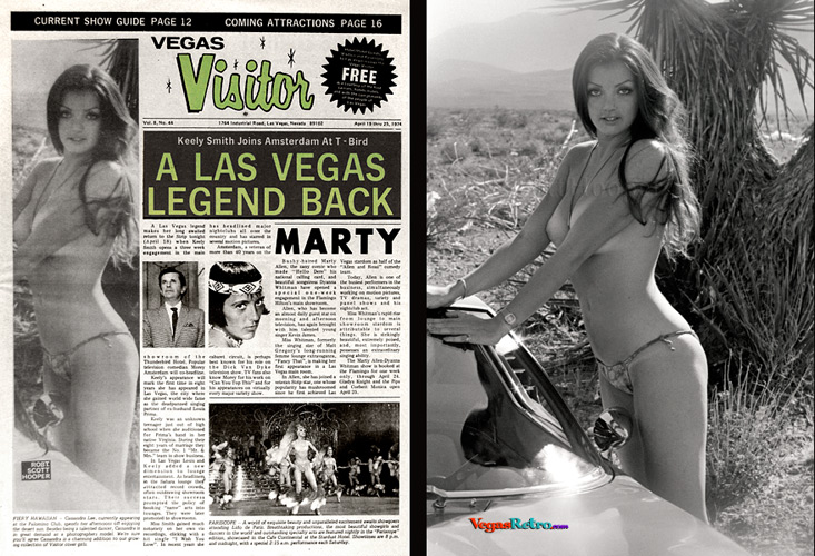 Image of Cassandra Lee on the Vegas Visitor Cover