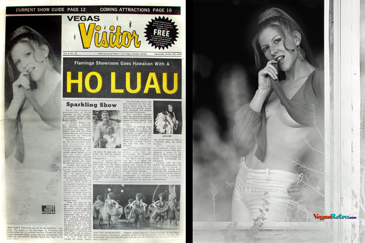 Cindy Morse on the Vegas Visitor cover