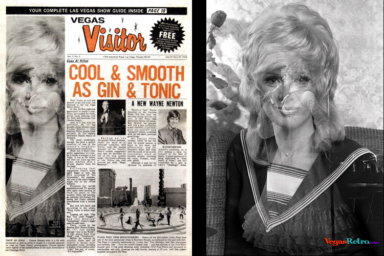 Photo of Connie Stevens on the Vegas Visitor Cover