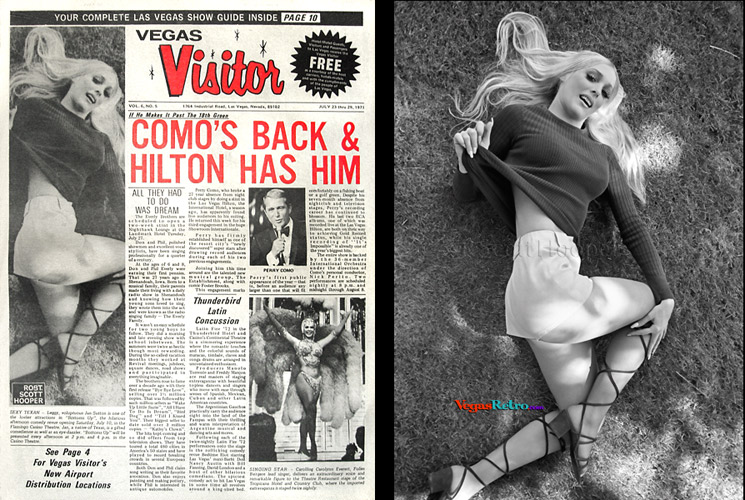 Photo of Jan Sutton from the Vegas Visitor Cover