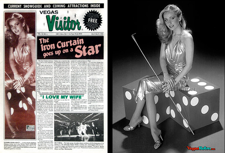 Photo of Kathleen Delaney from the Vegas Visitor Cover Photo