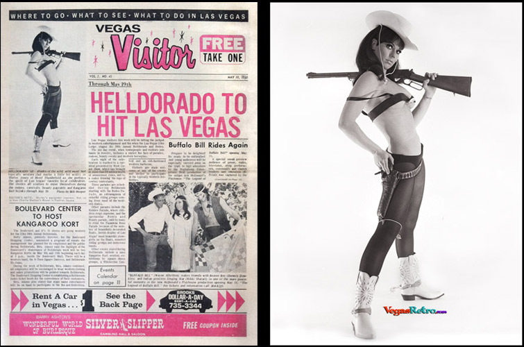 Shirley Jones on the Vegas Visitor cover