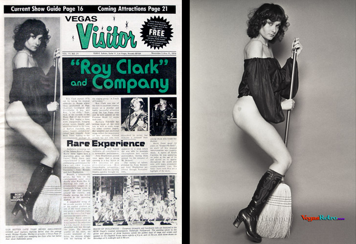 Shirley Rhodes on the Vegas Visitor Cover