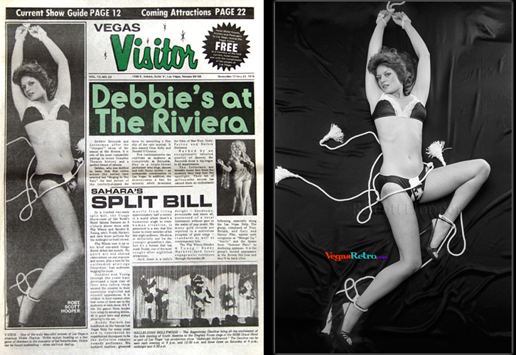 Vickie Clayton photo on the Vegas Visitor cover