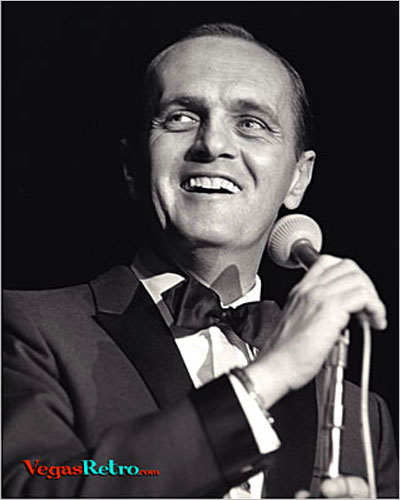 Photo of Bob Newhart on Las Vegas stage