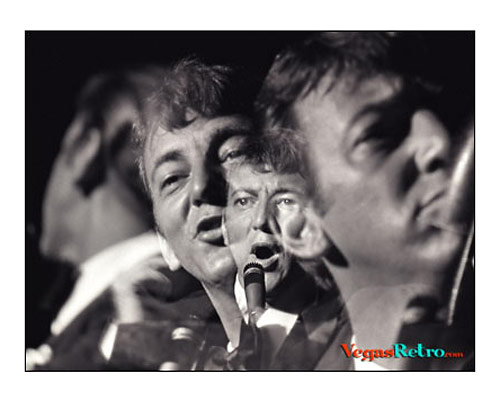 Photo of Bobby Darin on Las Vegas stage