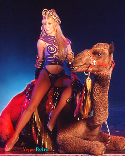 Photo of Melinda, First Lady of Magic & Lucas the camel