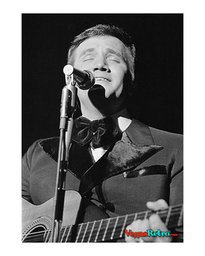 Photo of Roger Miller on Las Vegas Stage