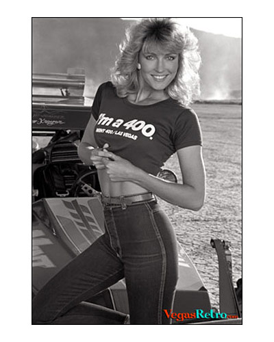 Photo of Kathy Stangel as a Mint 400 Queen