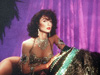 enlarged image to show texture.... "Jubilee" Showgirl from Bally's Hotel in Las Vegas