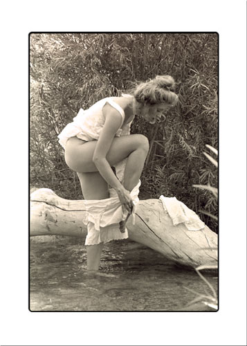 Photo of Janet Boyd as Gibson Girl