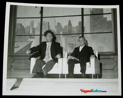 Photo of Sid Caesar on the Las Vegas stage
