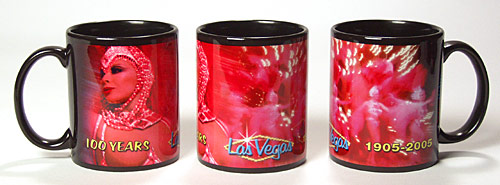 Las Vegas Showgirl Angelique Pettyjohn Ceramic Mug