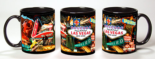 Las Vegas Neon Signs Ceramic Mug