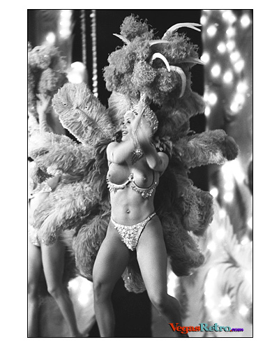 Image of topless Showgirl from "Vive Paris Vive" show in Las Vegas