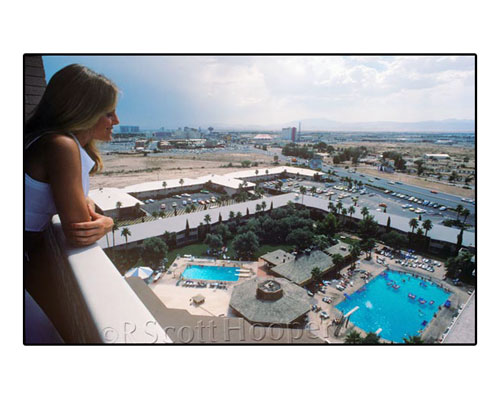 Sahara Hotel Las Vegas photographed in 1969