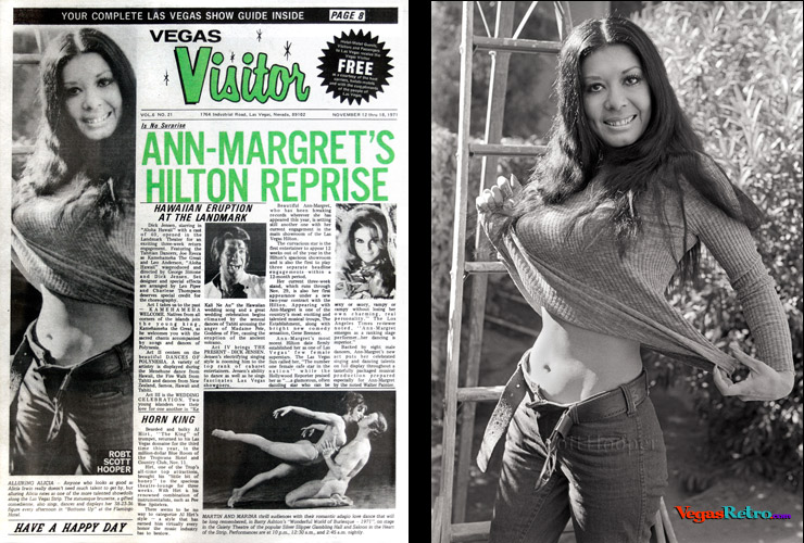 Photo of Alicia Irwin from the Vegas Visitor Cover