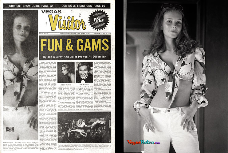 Ariana Fercos on the Vegas Visitor Cover