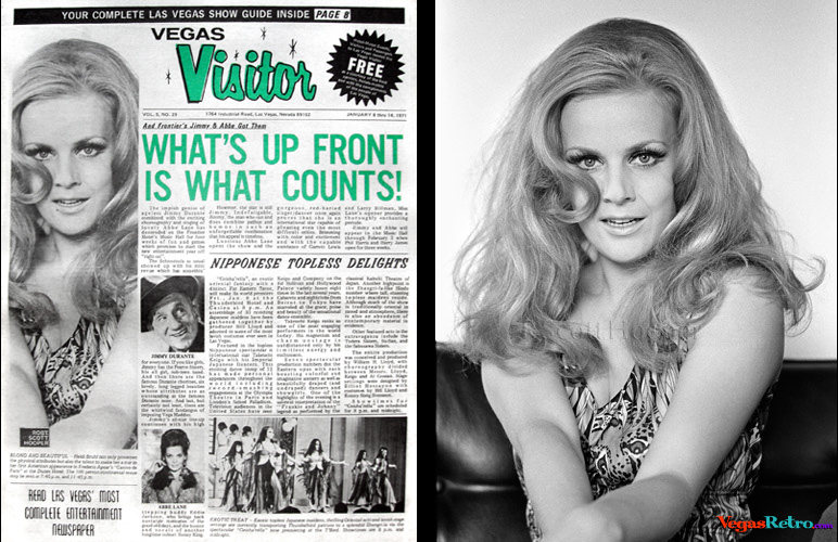 Photo of Heidi Bruhl on the Vegas Visitor Cover 