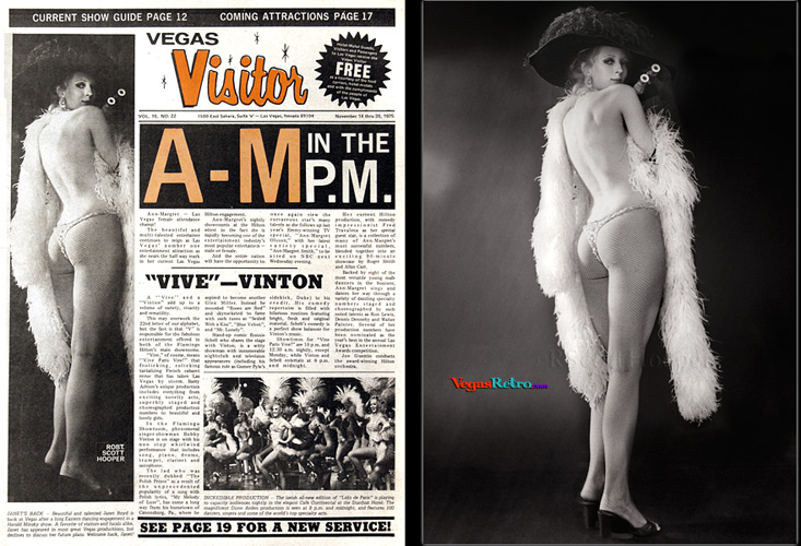 photo of Janet Boyd on the Vegas Visitor Cover