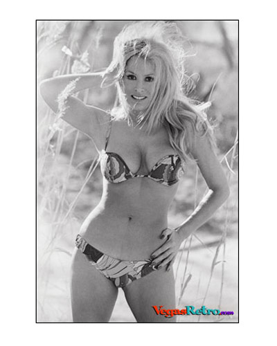 Photo of June Wilkinson from the Vegas Visitor Cover