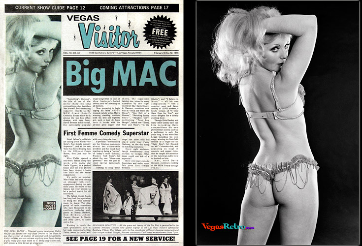 Photo of Kathy McCoy on the Vegas Visitor Cover