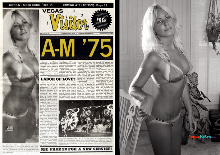Photo of Kim Cowan on the Vegas Visitor Cover
