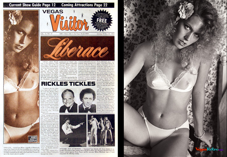 Laura Winter on the Vegas Visitor cover